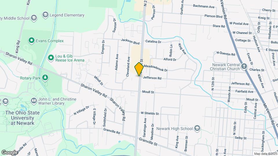 883 N 21st St Map and Location Details