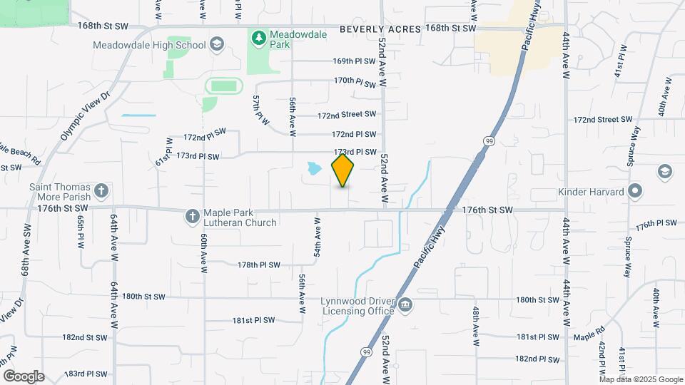 17506 53rd Pl W Map and Location Details
