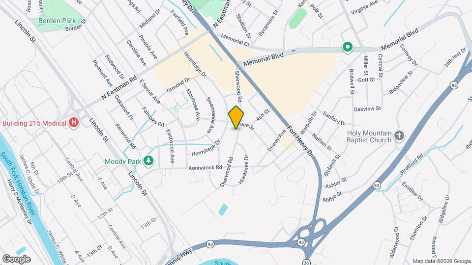 2117 Sherwood Rd Map and Location Details