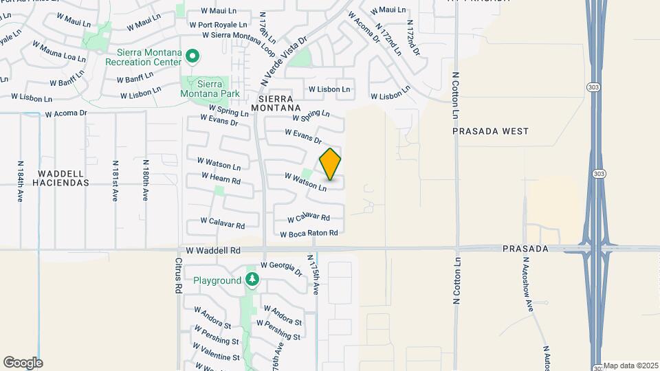 17448 W Watson Ln Mapa y Detalles de la Ubicación