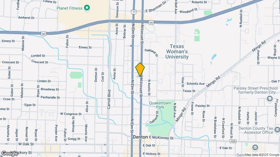 1107 N Locust St Map and Location Details