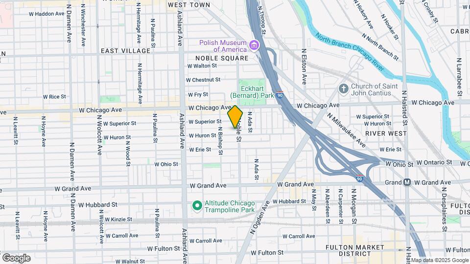 700 N Noble St Map and Location Details