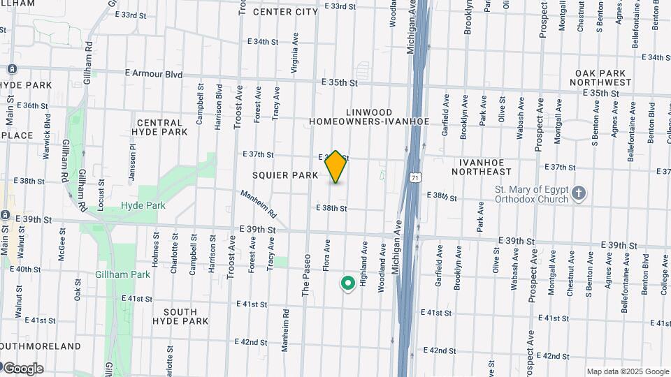 3743 Flora Ave Mapa y Detalles de la Ubicación