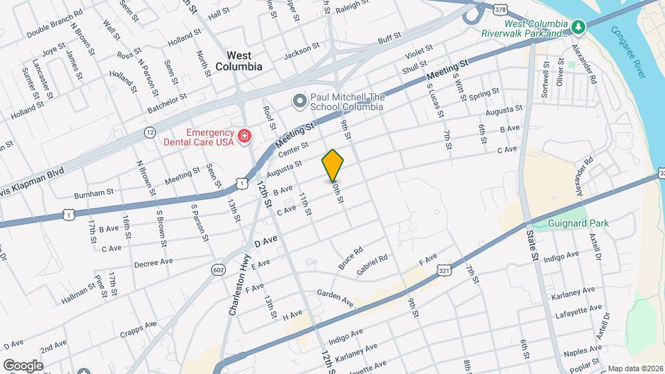 1000 C Ave Map and Location Details