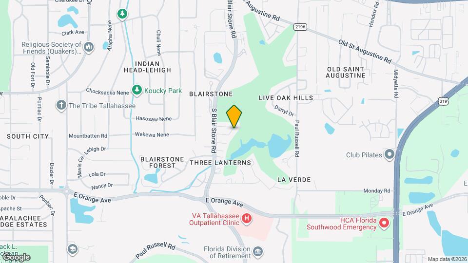 1535 Willow Bend Way Map and Location Details