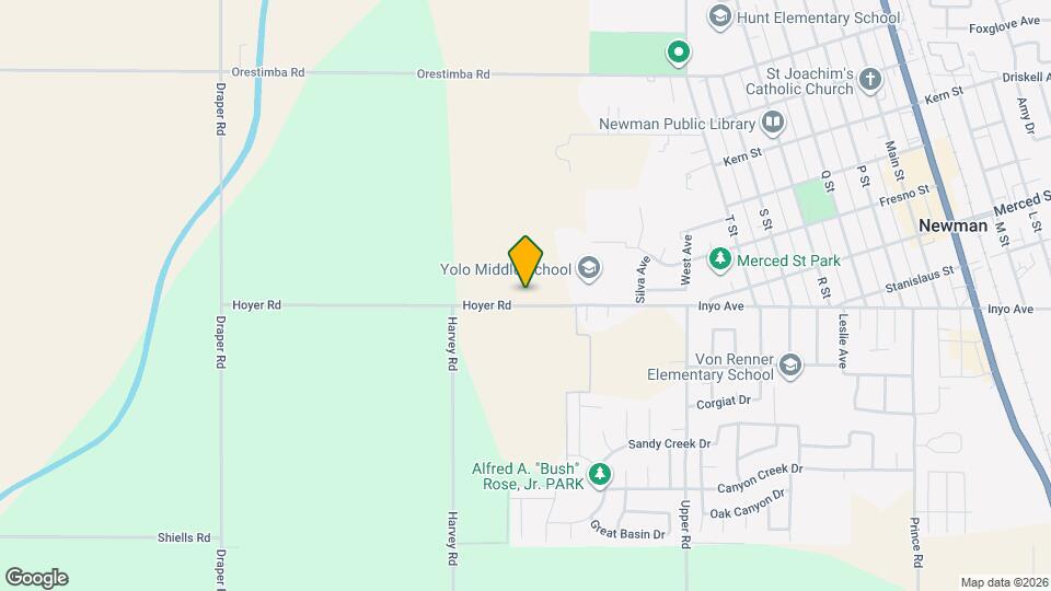 1031 Hoyer Rd Map and Location Details