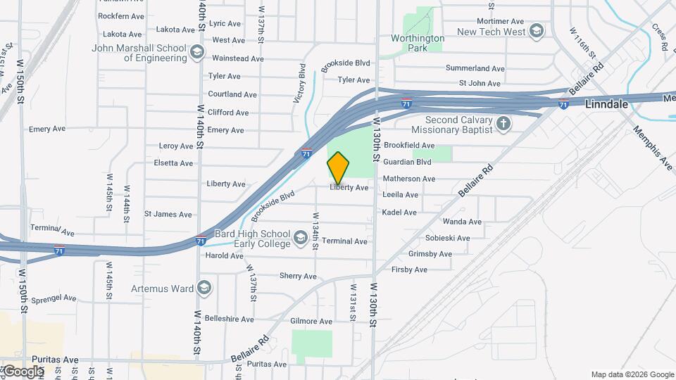 13209 Liberty Ave Map and Location Details