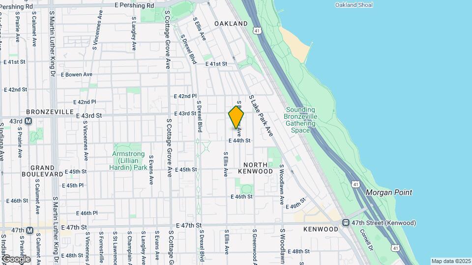4340 S Berkeley Ave Mapa y Detalles de la Ubicación
