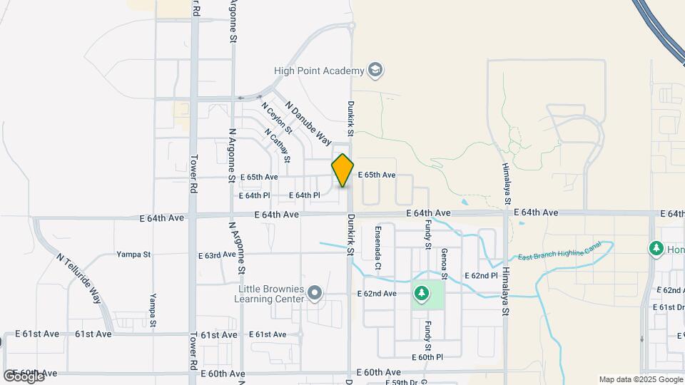 6459 N Dunkirk St Map and Location Details