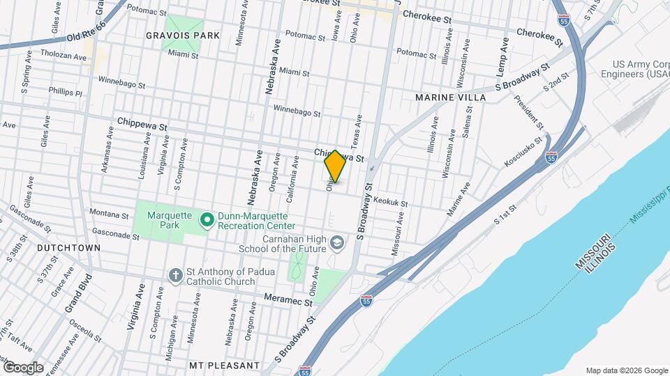 2645 Keokuk St, Unit 1L Map and Location Details