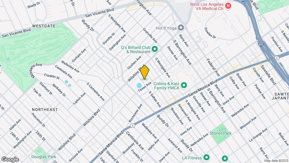 1246 S Saltair Ave Map and Location Details