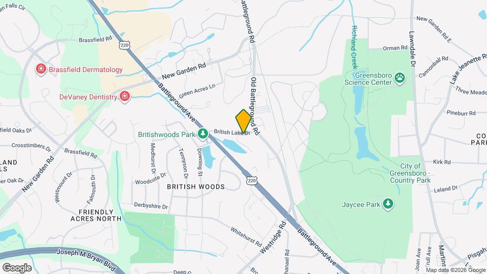 144 British Lake Dr Map and Location Details