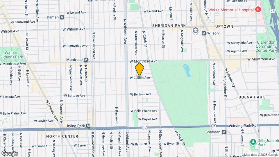 4259 N Greenview Ave Map and Location Details