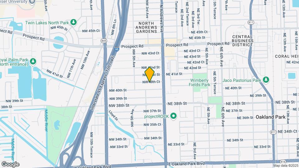 260 NW 40th Ct Map and Location Details