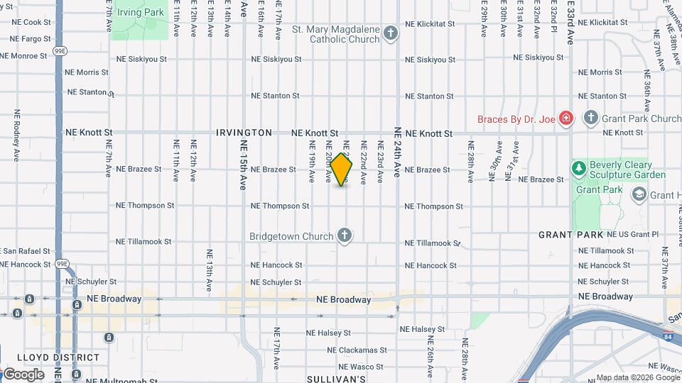 2343 NE 21st Ave Map and Location Details