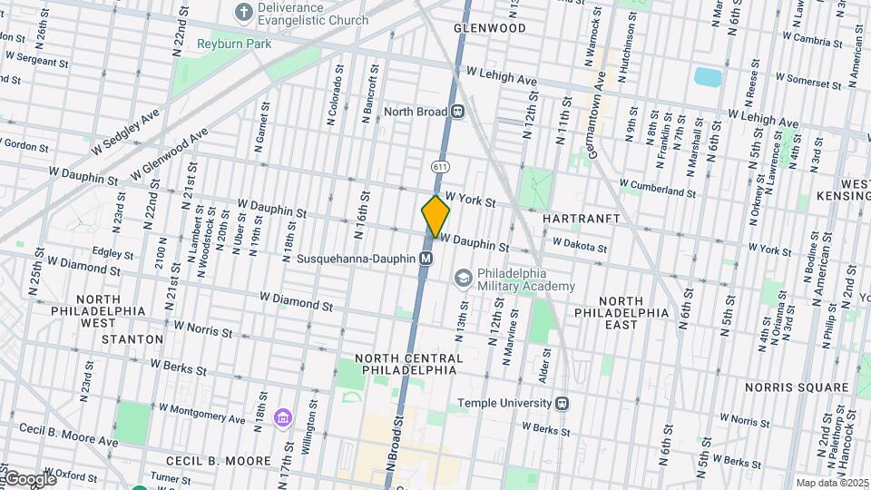 2247 N Broad St Map and Location Details