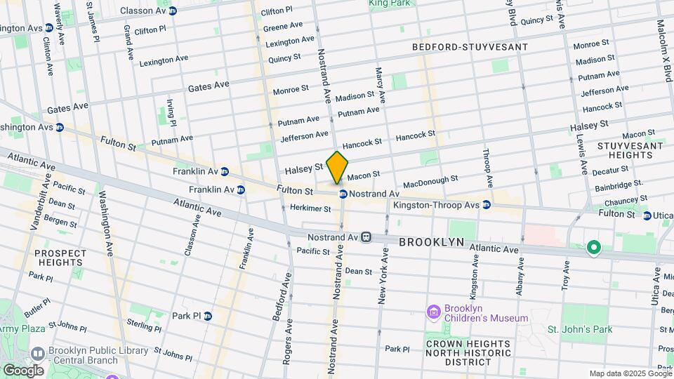 1285 Fulton St Map and Location Details
