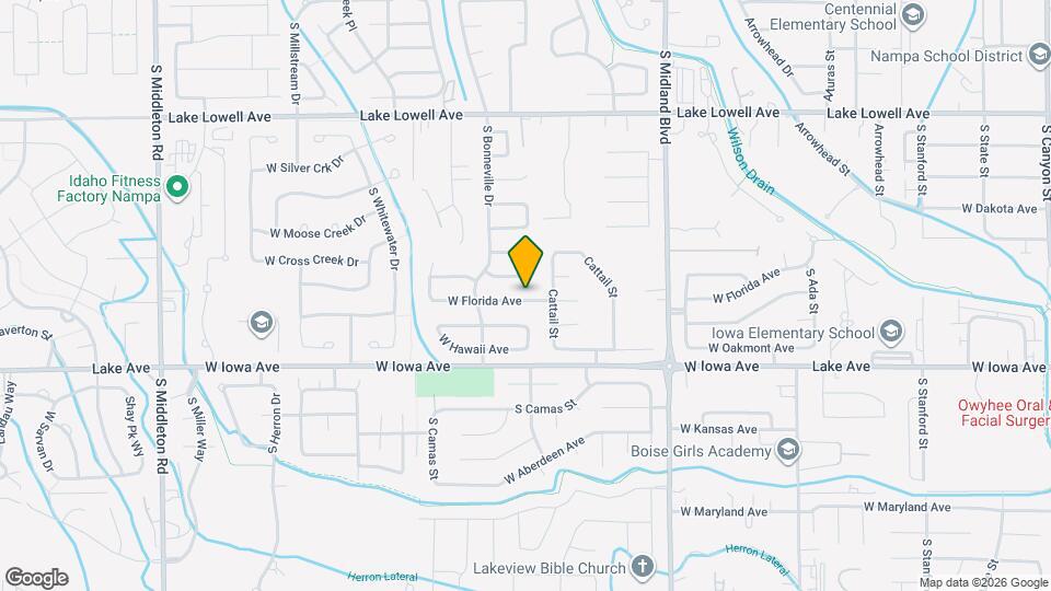 1414 W Florida Ave Map and Location Details