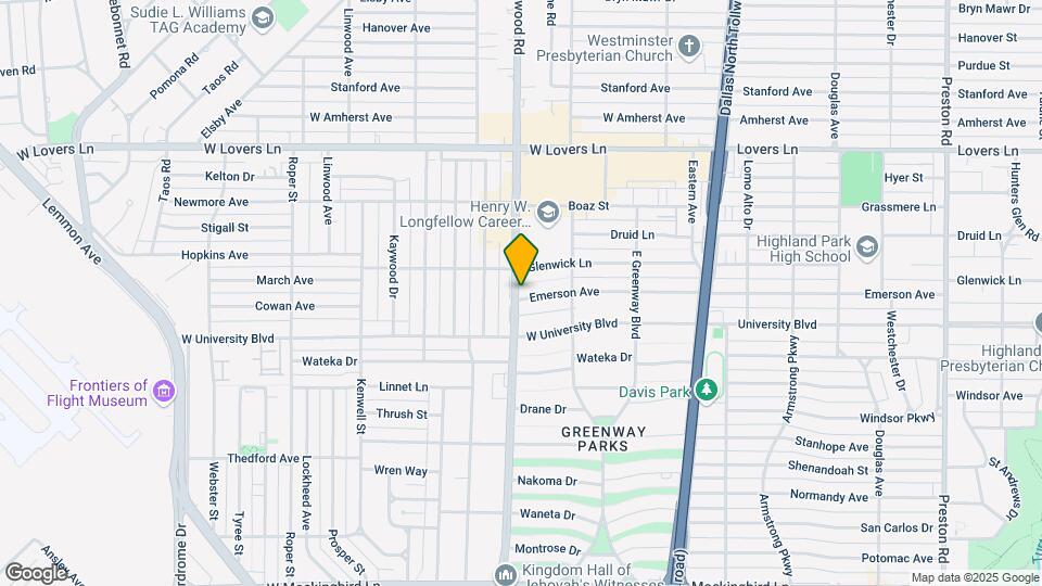 5305 Emerson Ave Map and Location Details