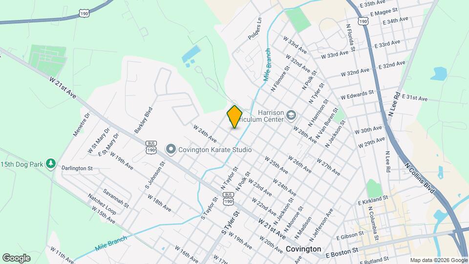 1018 W 25th Ave Map and Location Details