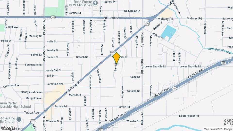 1936 Bernice St-Unit -C Map and Location Details
