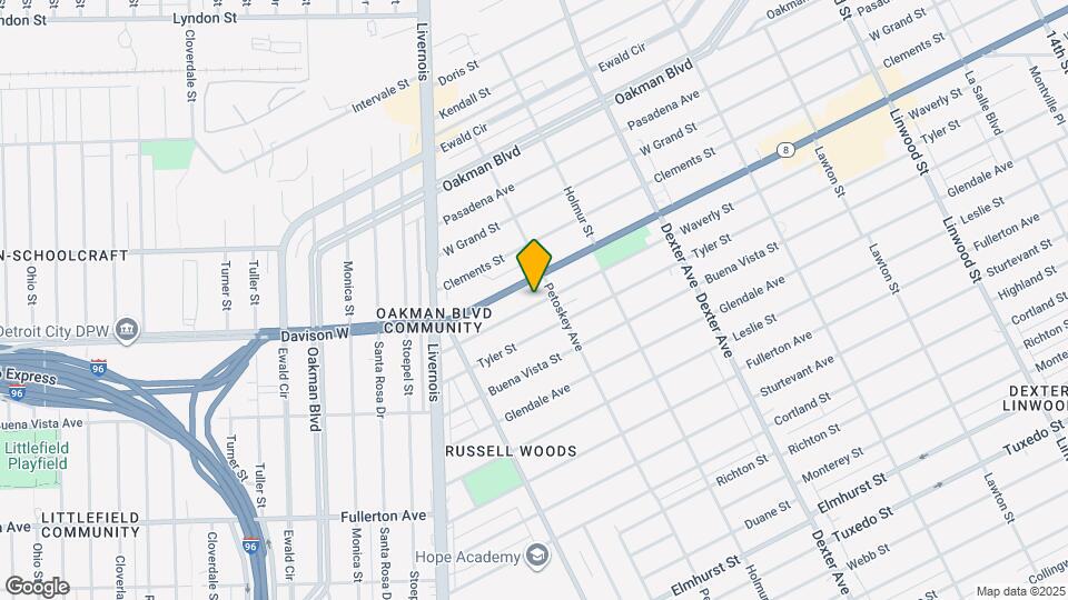 4232 Waverly St Map and Location Details