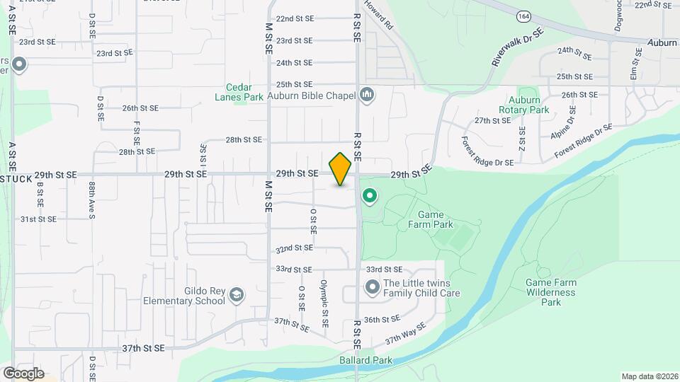 1526 29th St SE Map and Location Details
