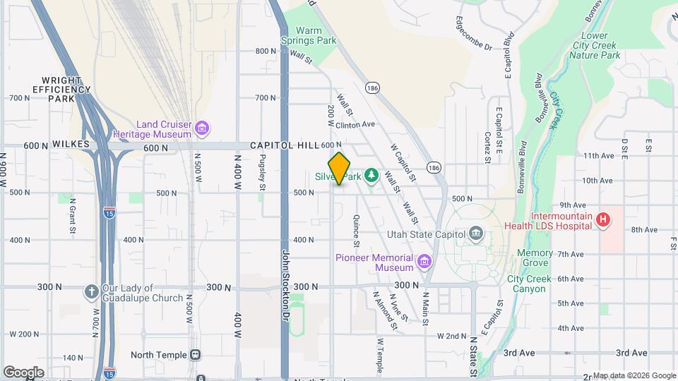 502 N 200 W Mapa y Detalles de la Ubicación