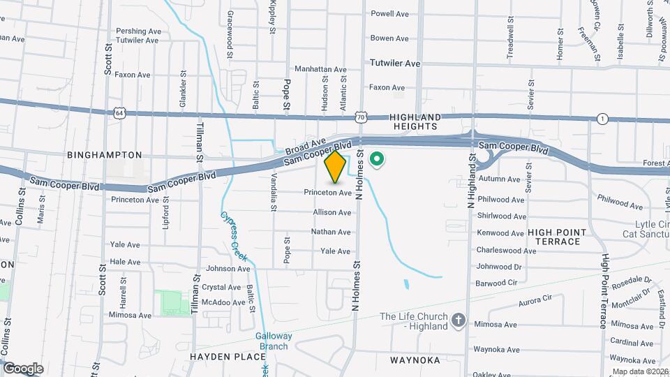 3244 Princeton Ave Mapa y Detalles de la Ubicación