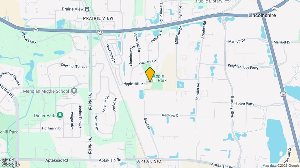2213 Apple Hill Ln Map and Location Details