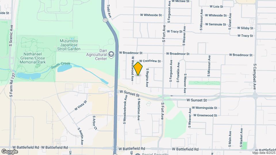 2545 S Nettleton Ave Map and Location Details