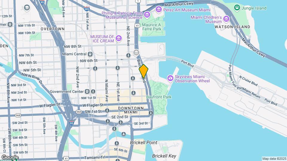 300 Biscayne Blvd Map and Location Details