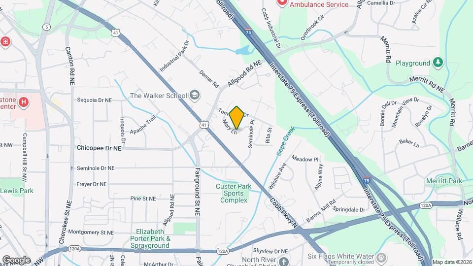 659 Mary Ln Map and Location Details