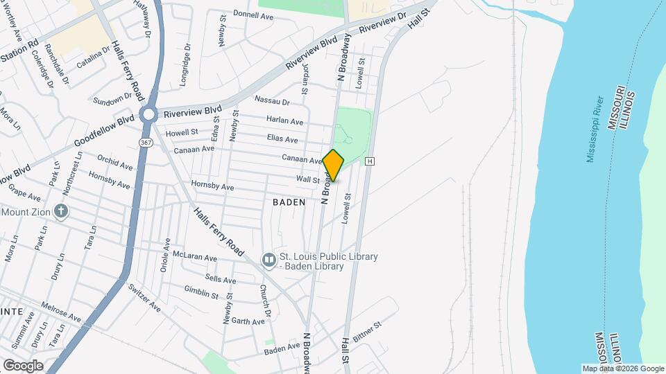 8564 N Broadway Map and Location Details