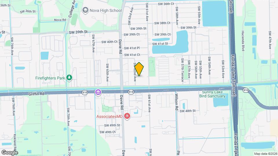 6172 SW 44th St Map and Location Details