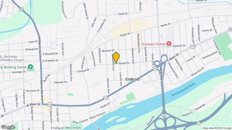 904 Broad St Map and Location Details