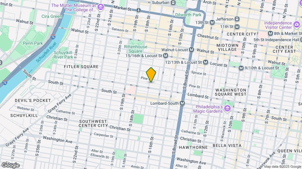 419 S 17th St Map and Location Details