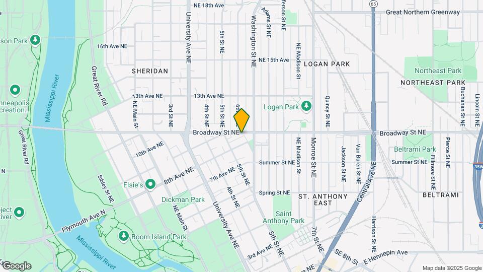 530 Broadway St NE, Unit 530 Lower Map and Location Details