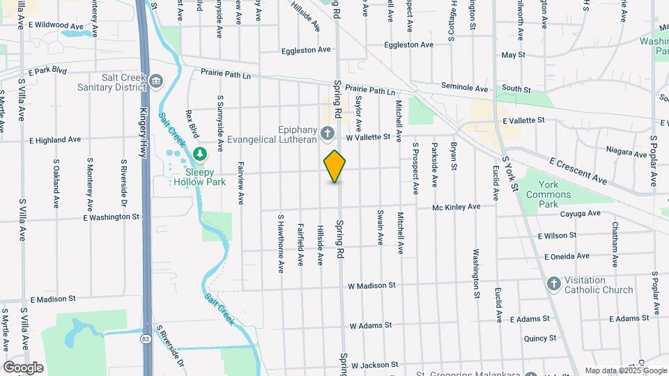 646 Spring Rd Map and Location Details