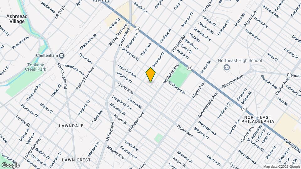 819 Princeton Ave Map and Location Details