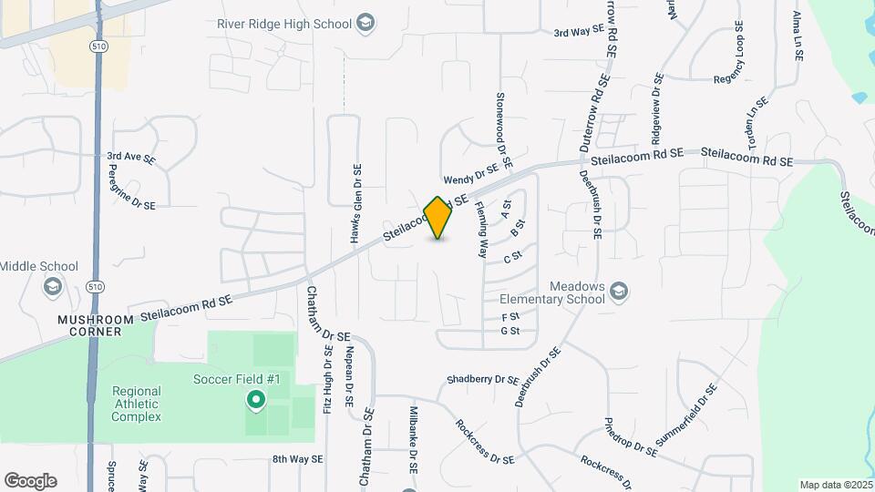 9035 Steilacoom Rd SE Map and Location Details