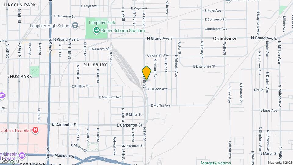 920 N 19th St Map and Location Details