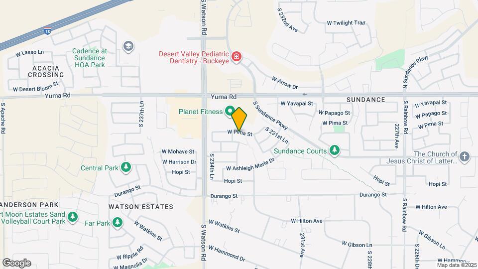 23363 W Pima St Map and Location Details