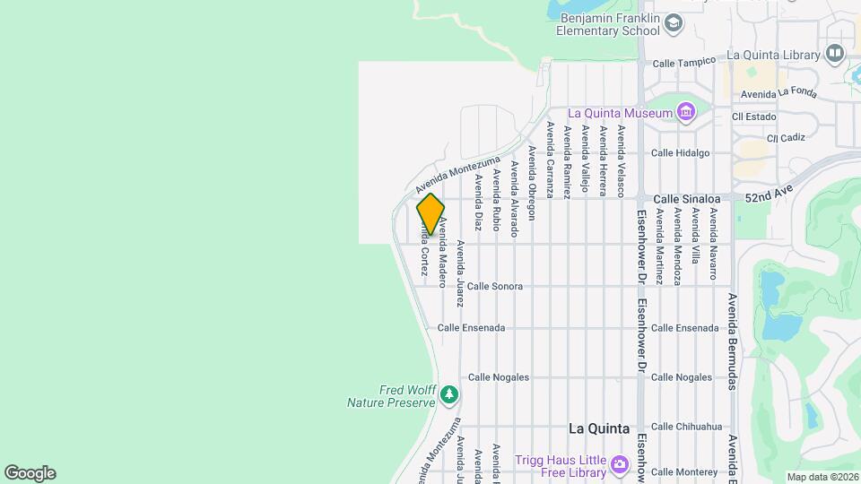 51980 Avenida Cortez Map and Location Details