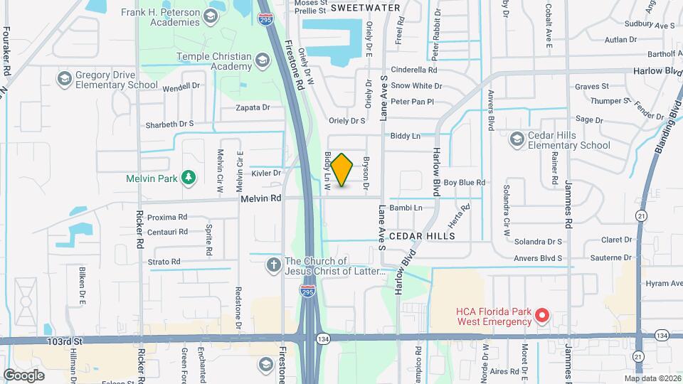 7059 Melvin Rd Map and Location Details