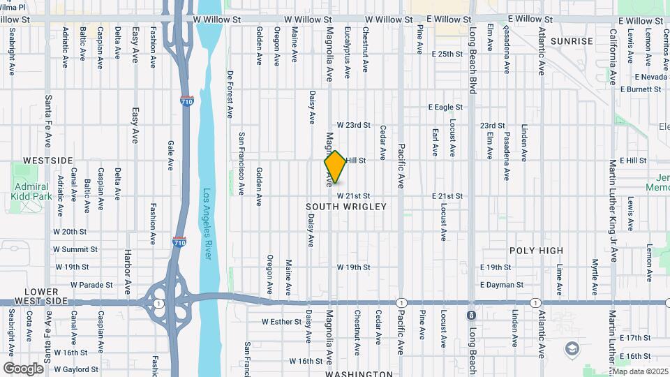 2116-2122 Magnolia Ave Map and Location Details