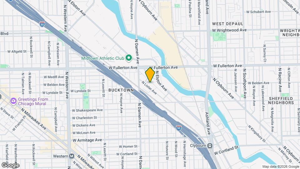 2323 N Lister Ave Map and Location Details