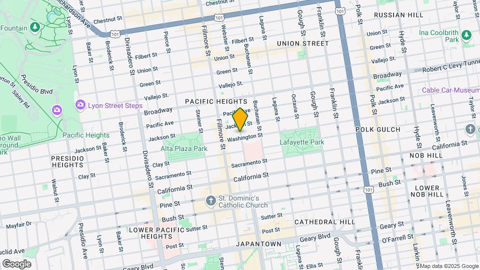 2301 Webster St Map and Location Details