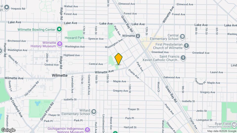 1428 Wilmette Ave Map and Location Details