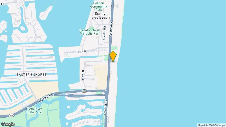 Muse Residences Sunny Isles Map and Location Details